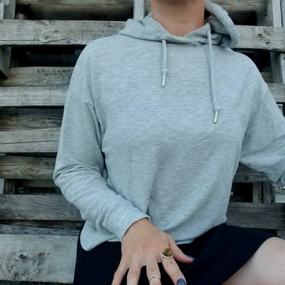 ⚔️ Garage Cross-Back Light Grey Hoodie ⚔️ - Picture 2 of 4